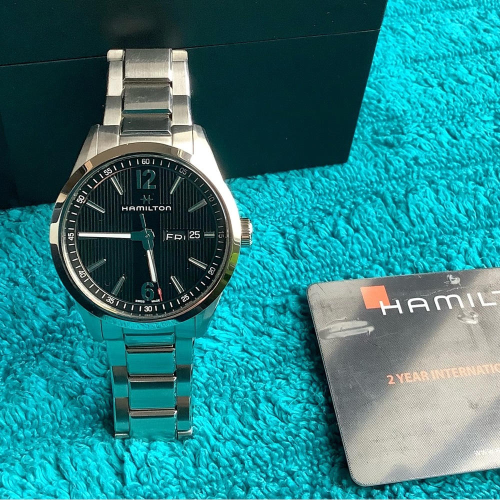 Mens HAMILTON BIG and NICE stainless steel watch💥💥 - Picture 9 of 15